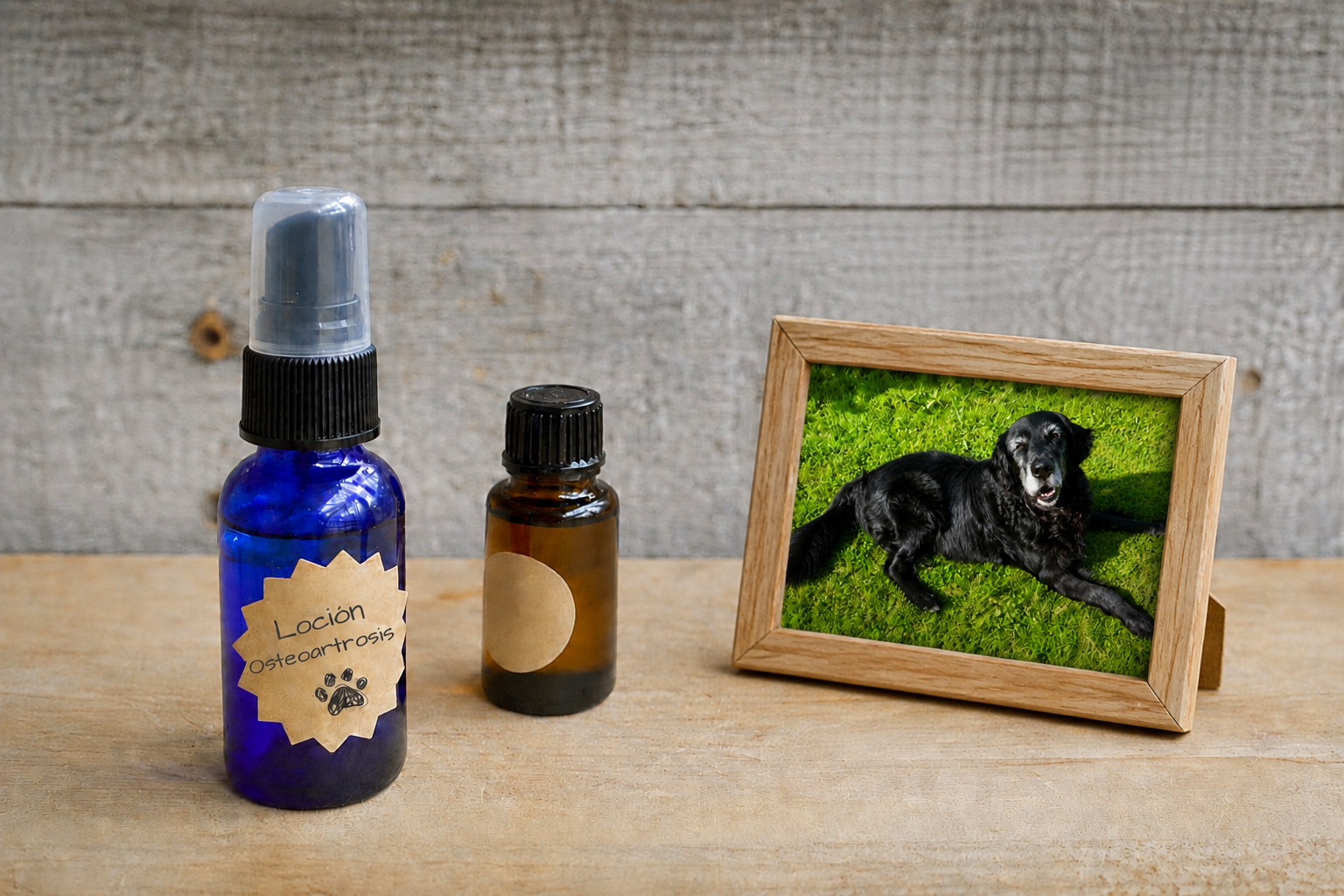 Para Balú: loción fitoaromaterápica adyuvante para osteoartrosis canina